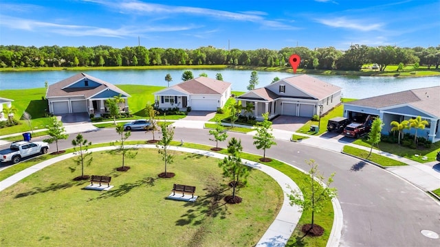 1596 Contentment Loop, Kissimmee, FL 34744 - bird's eye view of a nearby body of water