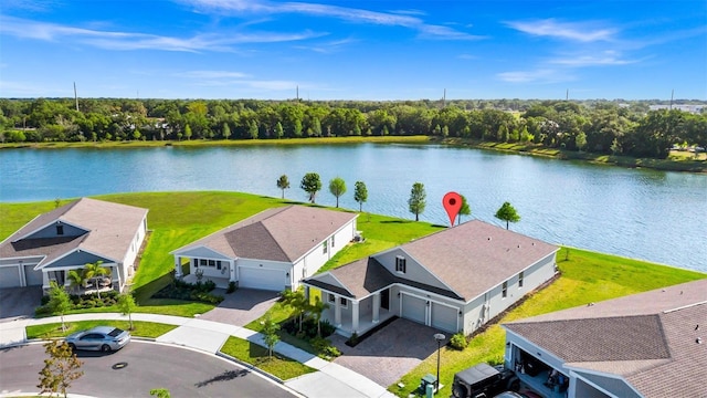 1596 Contentment Loop, Kissimmee, FL 34744 - drone / aerial view of a large body of water