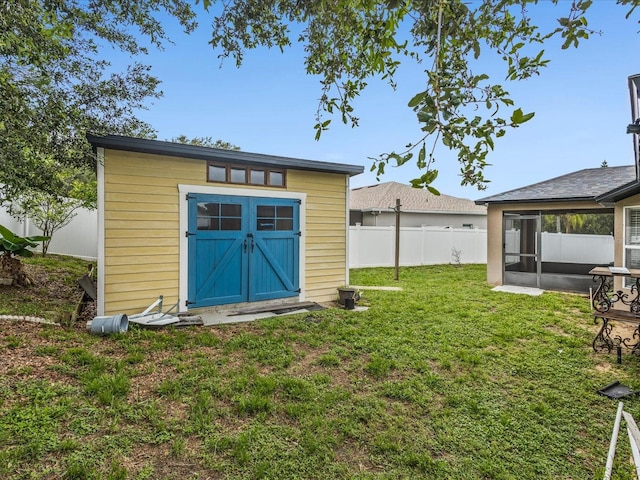 112 Lake Butler Ave, Haines City, FL 33844 - view of shed with a sunroom