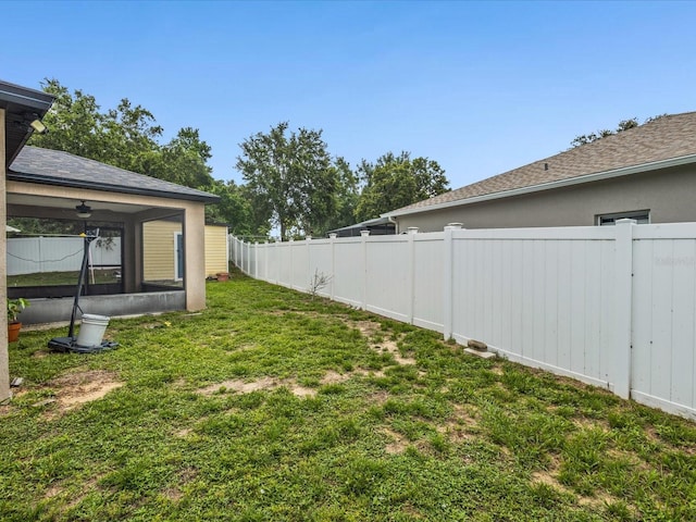 112 Lake Butler Ave, Haines City, FL 33844 - view of yard with ceiling fan