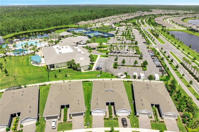2578 Cliff Way, Saint Cloud, FL 34771 - aerial view of a nearby body of water, a forest, and a pool area