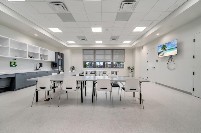 2578 Cliff Way, Saint Cloud, FL 34771 - dining room featuring a drop ceiling