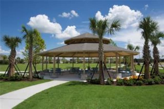 9844 Beach Port Dr, Winter Garden, FL 34787 - view of property's community with a gazebo and a yard