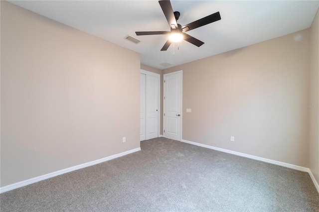 3651 NW 56th Ave, Ocala, FL 34482 - carpeted empty room featuring baseboards and a ceiling fan