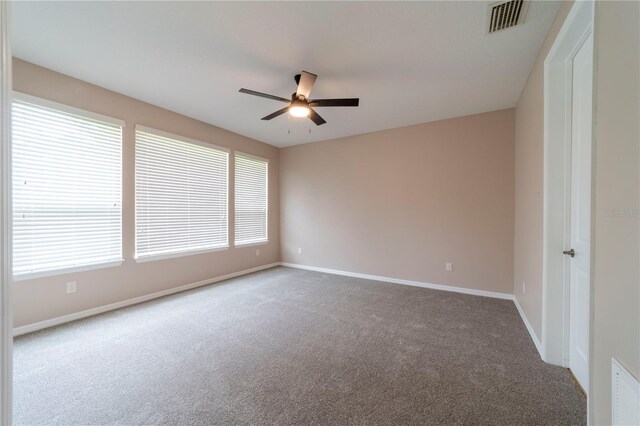 3651 NW 56th Ave, Ocala, FL 34482 - carpeted empty room featuring ceiling fan and baseboards