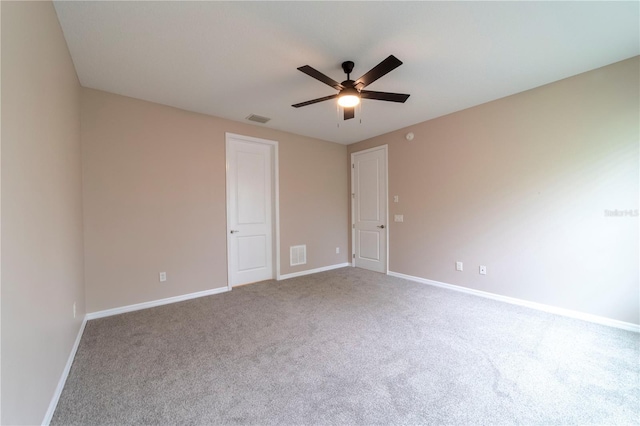 3651 NW 56th Ave, Ocala, FL 34482 - unfurnished room with ceiling fan, carpet, and baseboards