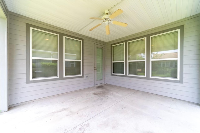 3651 NW 56th Ave, Ocala, FL 34482 - view of patio / terrace featuring a ceiling fan