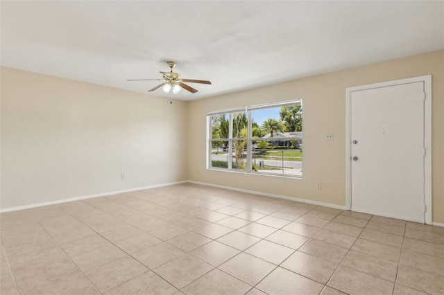 325 Little Aspen Ct, Ocoee, FL 34761 - unfurnished room with a ceiling fan and light tile patterned flooring