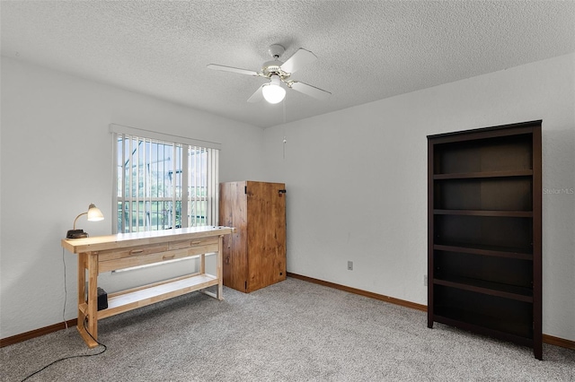 526 Sabal Trail Cir, Longwood, FL 32779 - carpeted bedroom featuring a textured ceiling and a ceiling fan