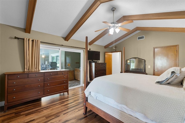 526 Sabal Trail Cir, Longwood, FL 32779 - bedroom featuring wood finished floors, a ceiling fan, and connected bathroom