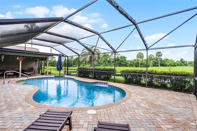 526 Sabal Trail Cir, Longwood, FL 32779 - outdoor pool with a patio area and a lanai