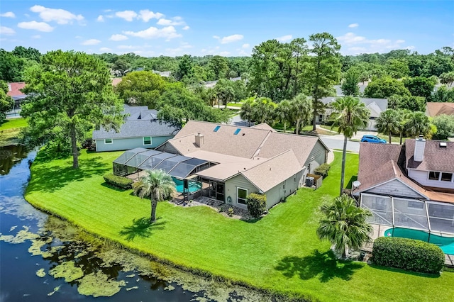 526 Sabal Trail Cir, Longwood, FL 32779 - aerial view of residential area with a large body of water