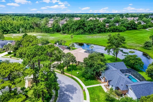 526 Sabal Trail Cir, Longwood, FL 32779 - aerial view of residential area featuring a nearby body of water and a golf club