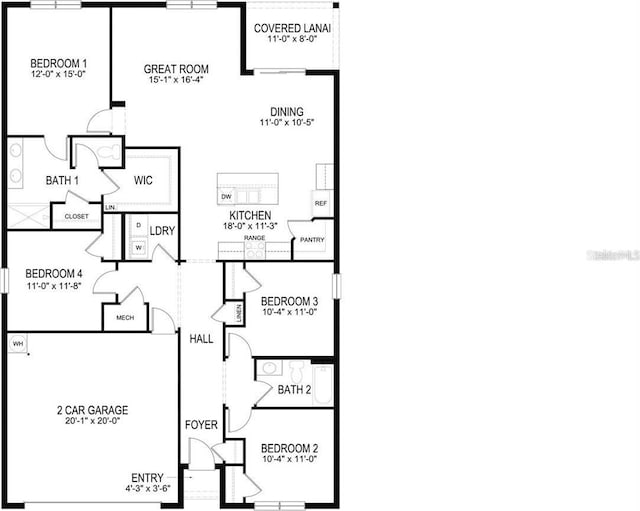 7172 SW 135th Pl, Ocala, FL 34473 - room layout