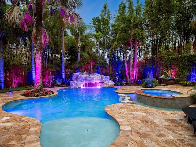 11106 Coniston Way, Windermere, FL 34786 - view of pool with a patio area and a pool with connected hot tub