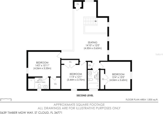 5639 Timber Meadow Way, Saint Cloud, FL 34771 - view of property floor plan