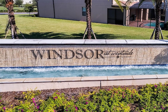 8900 Sydney Ave, Kissimmee, FL 34747 - community sign with a yard
