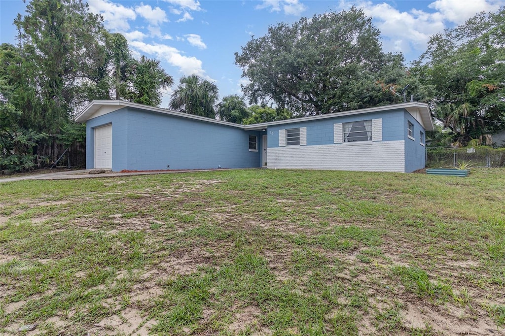 13 Scott Ln, Rockledge, FL 32955 - view of front of house with concrete block siding