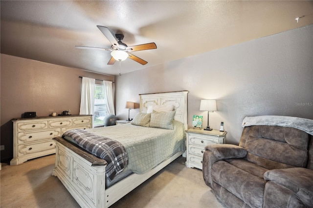 1649 W Waycross Cir, Deltona, FL 32725 - bedroom featuring light colored carpet and a ceiling fan