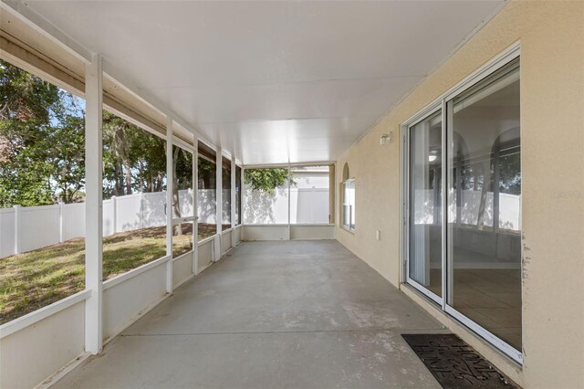 2255 Tealwood Cir, Tavares, FL 32778 - view of unfurnished sunroom