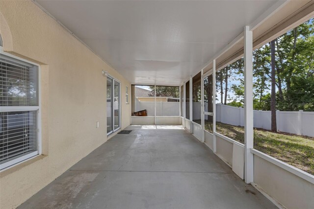 2255 Tealwood Cir, Tavares, FL 32778 - view of unfurnished sunroom
