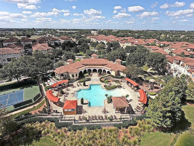 312 Trieste Loop, Lake Mary, FL 32746 - aerial overview of property's location featuring a pool area