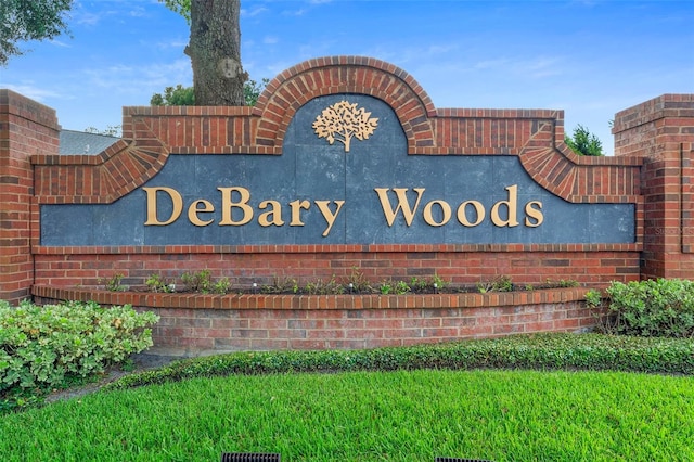 40 Hollow Pine Dr, Debary, FL 32713 - view of community sign