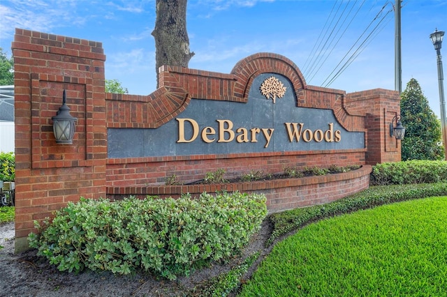40 Hollow Pine Dr, Debary, FL 32713 - view of community sign