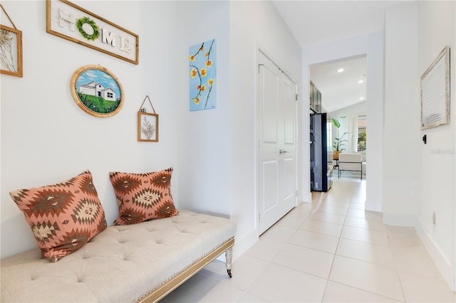 744 Curly Locks Loop, Apopka, FL 32703 - corridor with light tile patterned flooring and recessed lighting