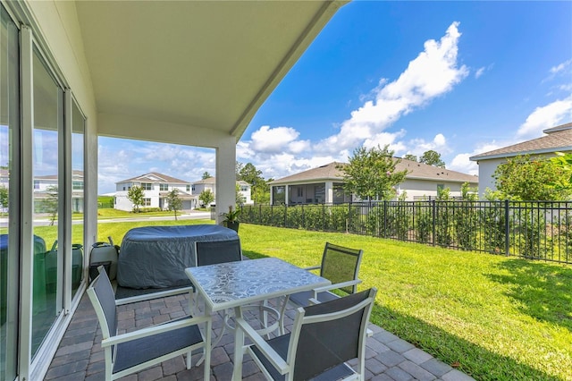 744 Curly Locks Loop, Apopka, FL 32703 - view of patio / terrace featuring a residential view and outdoor dining space