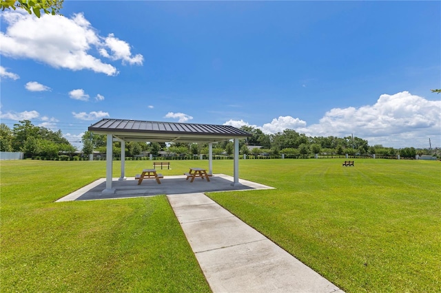 744 Curly Locks Loop, Apopka, FL 32703 - view of community with a gazebo and a yard