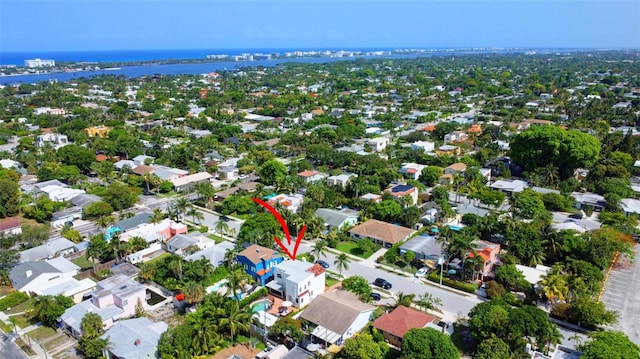 322 Cornell Dr, Lake Worth, FL 33460 - aerial view of property's location featuring nearby suburban area and a large body of water