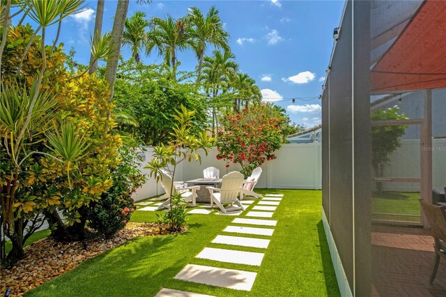 19367 NW 13th St, Pembroke Pines, FL 33029 - view of yard featuring a patio