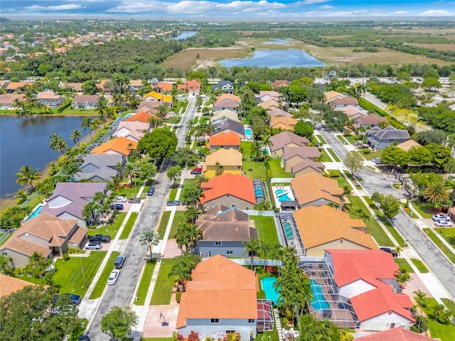 19367 NW 13th St, Pembroke Pines, FL 33029 - aerial view of residential area with a nearby body of water