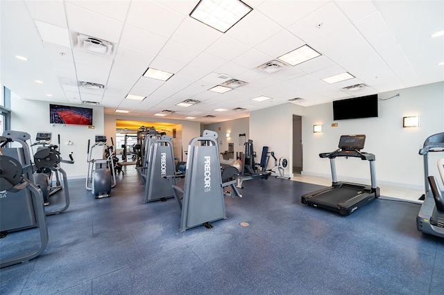 260 S Osceola Ave Unit 710, Orlando, FL 32801 - gym with baseboards