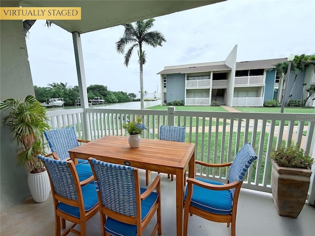 250 N Banana River Dr Unit H11, Merritt Island, FL 32952 - balcony featuring a water view