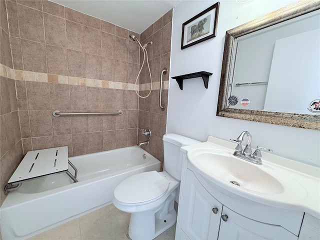 250 N Banana River Dr Unit H11, Merritt Island, FL 32952 - bathroom featuring vanity, shower / bath combination, and toilet