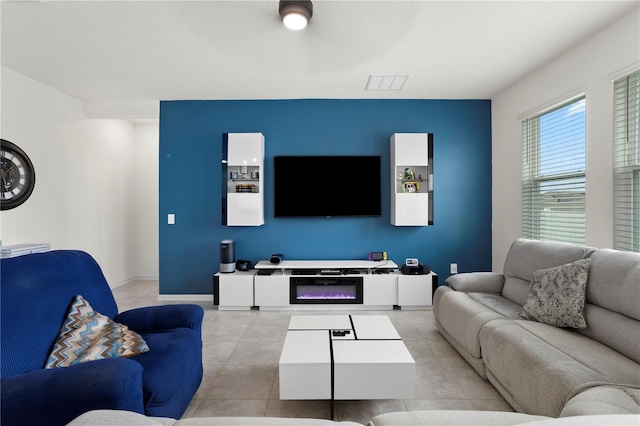 884 Laurel View Way, Groveland, FL 34736 - living room with baseboards and light tile patterned flooring