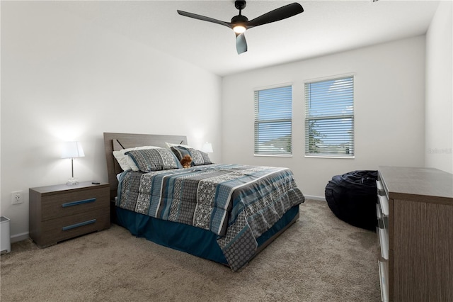 884 Laurel View Way, Groveland, FL 34736 - carpeted bedroom featuring a ceiling fan and baseboards