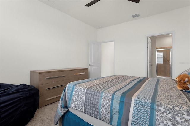 884 Laurel View Way, Groveland, FL 34736 - carpeted bedroom featuring ceiling fan