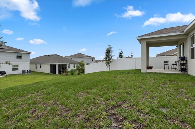 884 Laurel View Way, Groveland, FL 34736 - view of yard with a patio area and central AC unit