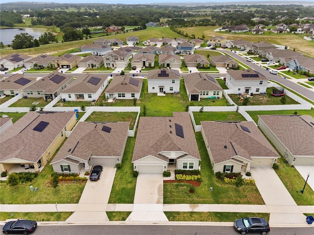 884 Laurel View Way, Groveland, FL 34736 - aerial view of residential area featuring a nearby body of water
