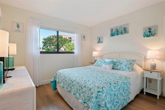 6218 Palma Del Mar Blvd S Unit 103, Saint Petersburg, FL 33715 - bedroom featuring wood finished floors and baseboards
