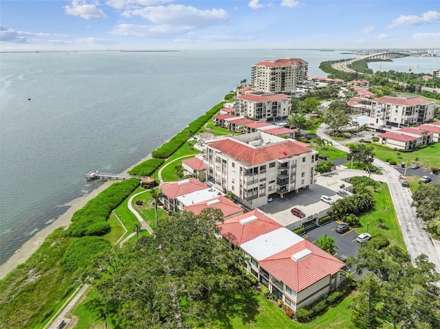 6218 Palma Del Mar Blvd S Unit 103, Saint Petersburg, FL 33715 - aerial view of apartment complex / building and a large body of water