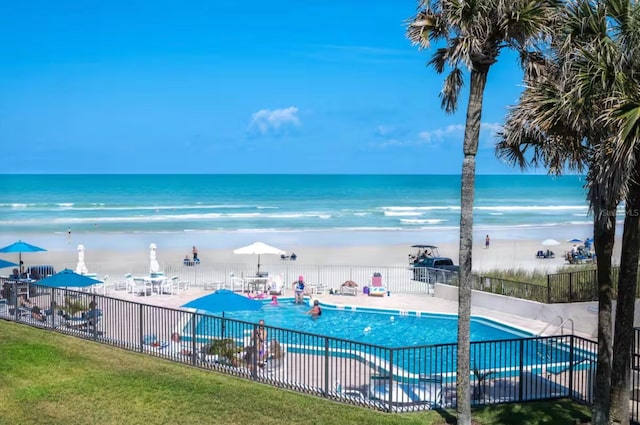701 S Atlantic Ave Unit Ut21, New Smyrna Beach, FL 32169 - community pool with a patio and a water view