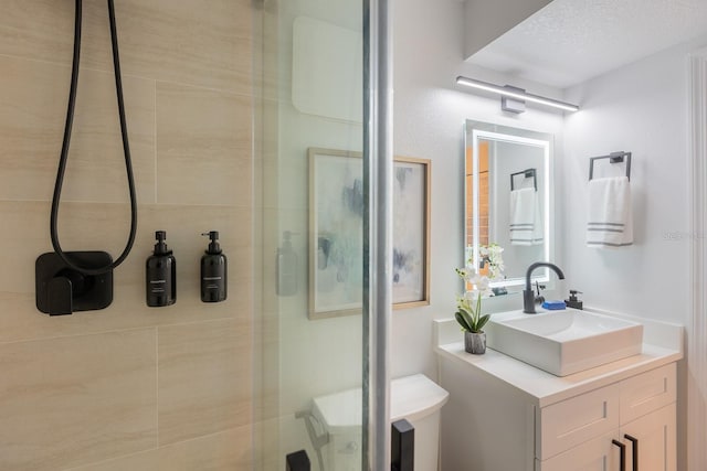 701 S Atlantic Ave Unit Ut21, New Smyrna Beach, FL 32169 - full bathroom with a stall shower and vanity