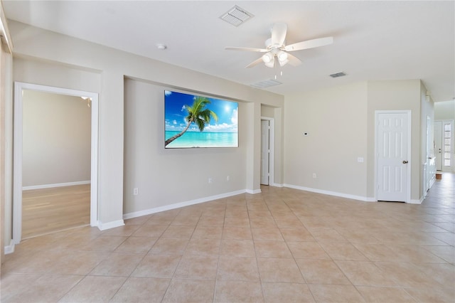 13519 Bicton Ln, Windermere, FL 34786 - unfurnished room featuring a ceiling fan and light tile patterned floors