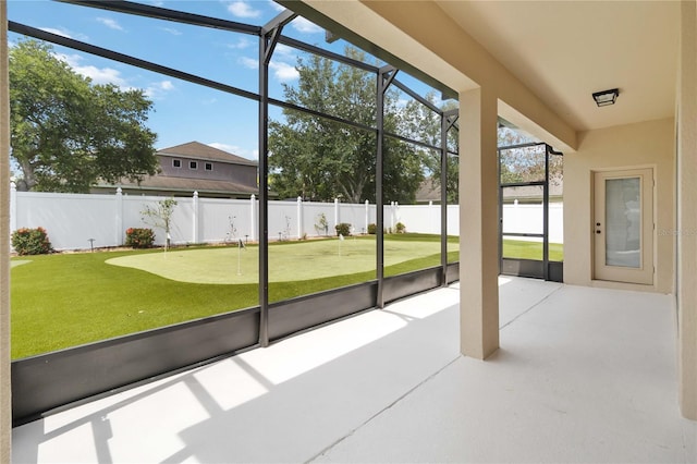 13519 Bicton Ln, Windermere, FL 34786 - view of unfurnished sunroom
