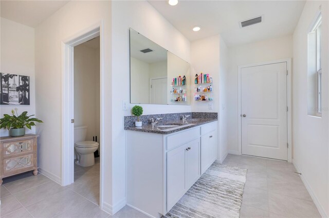 1854 Juneberry St, Clermont, FL 34715 - full bath featuring tile patterned flooring, vanity, and recessed lighting