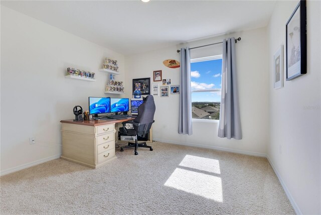 1854 Juneberry St, Clermont, FL 34715 - office with carpet floors and baseboards